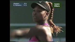 Serena Williams v Kim Clijsters  Indian Wells 2001 Final Highlights [upl. by Ahron]