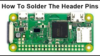 How to Solder the Raspberry Pi Header Pins [upl. by Yhtomot]