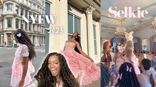 NYFW Vlog 🎀 🏙️ Attending shows with Selkie Love Shack Fancy Sherri Hill  more nyfw [upl. by Ocsirf]