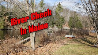 Checking The River For Boat Removal In Maine [upl. by Orianna]