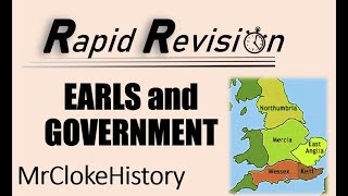 GCSE History Rapid Revision Earldoms and Saxon Government [upl. by Kamat]