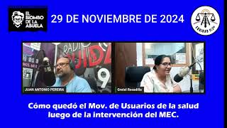 POCOS AVANCES LUEGO DE LA INTERVENCIÓN EN EL MOVIMIENTO DE USUARIOS DE LA SALUD [upl. by Cutcliffe]