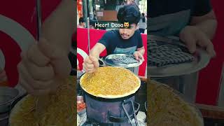 Heart Dosa making youtubeshort  youtubeshort [upl. by Yendirb]