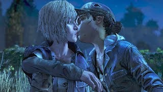 Clementine Kiss Violet Full Romance Scene  The Walking Dead The Final Season Episode 2 [upl. by Liw527]