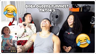 Laro Benz amp Siblings REACT To The Boba Queens FUNNIEST TIKTOKS [upl. by Alyt803]