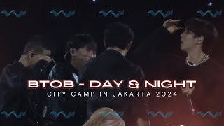 FANCAM DAY AND NIGHT  BTOB CITY CAMP 2024 in JAKARTA  05102024 [upl. by Eesyak627]