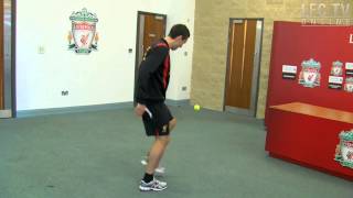 Downing takes Keepy Uppy Challenge [upl. by Pearse799]