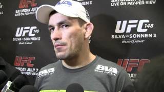 Demian Maia UFC 148 PostFight Interview [upl. by Esele760]