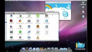 05 • Installer  Désinstaller une application dmg • Mac OS X Leopard tutoriel vidéo [upl. by Maro]