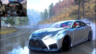 Lexus RCF Track Edition  Forza Horizon 5 driveFanatec Steering Wheel CSL DD Gameplay [upl. by Siekram]