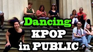 DANCING KPOP IN PUBLIC BTS BLACKPINK BIGBANG SEVENTEEN SHINEE INFINITE 4MINUTE and MORE [upl. by Ayanad940]