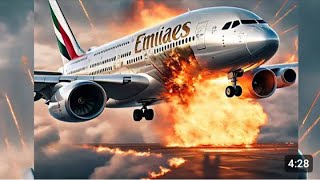 AirFrance airbus a380 Collide amp Crash emergency land Today Over UAE shorts fyp gta5 [upl. by Aletsirc]