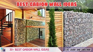 35 BEST GABION WALL IDEAS  GABION WALL DESIGN  COOL GABION WALL [upl. by Leroi]