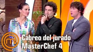 Cabreo del jurado  MasterChef 4  Programa 9 [upl. by Eiramanin]