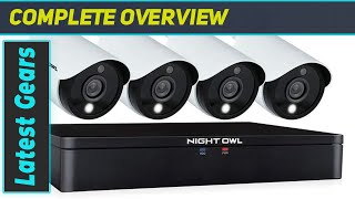 Night Owl CCTV Video Home Security Camera System Best Wired Cameras with Human Detection amp [upl. by Solnit]