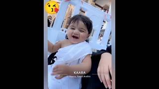 🤩😍🤓🕋so cute baby boy 💖 in Madina Shareef madina cutebaby trending viralshort [upl. by Ynove]