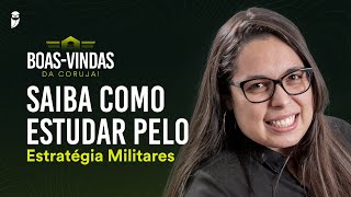 Saiba como estudar pelo Estratégia Militares  com Profª Priscila Lima [upl. by Attehcnoc]