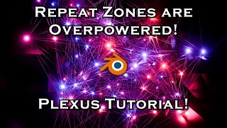 Plexus Animation using Repeat Zones  Blender Tutorial [upl. by Kendricks740]