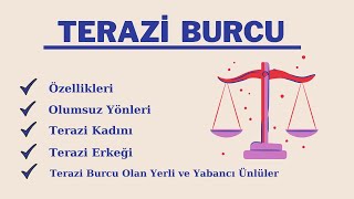 Terazi Burcu Özellikleri Olumsuz Yönleri Terazi Kadını ve Erkeğinin Tipik Özellikleri Ünlüleri [upl. by Dafodil]