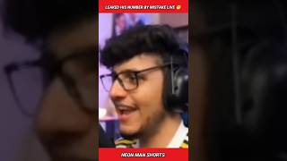 Triggered Insaan LEAKED his Number by Mistake LIVE 😬  Triggered Insaan Live Insaan Rizxtar shorts [upl. by Sydalg]