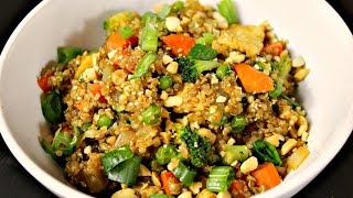 Quinoa Stir Fry  Quinoa Fried quotRicequot [upl. by Ilah]