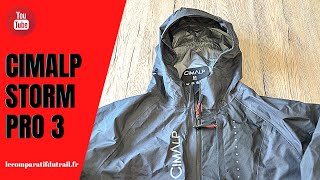 Présentation amp Test de la Cimalp Storm Pro 3 ➡ une Veste Imperméable et Très Respirante [upl. by Worlock]