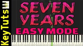 Learn to Play Seven Years by Lukas Graham  Easy Mode [upl. by Ydnagrub529]