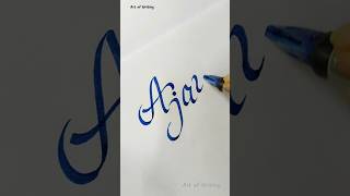 quotMastering Name Calligraphy Watch Ajays Stunning Hand Lettering Skillsquot [upl. by Uthrop]