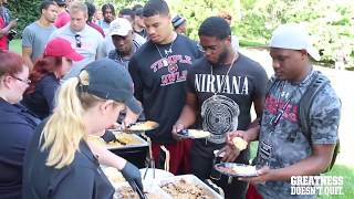 Temple Football Freshmen Report to Campus [upl. by Dnomso642]