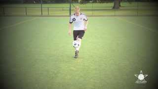 How to Juggle a Football Soccer Ball How to do Kick Ups Part 2 [upl. by Paolo97]