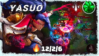 MID LANE YASUO GAMEPLAY  WILD RIFT  BEST RUNE FOR YASUO [upl. by Ianahs823]