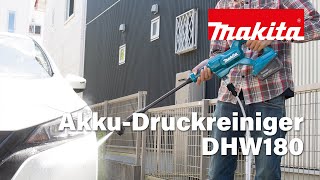 Makita AkkuDruckreiniger DHW180 [upl. by Bridget52]