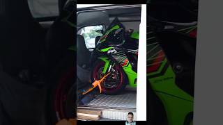 Ninja bike lover ninja biker kawasakininja trending automobile trending rider viralbike [upl. by Wenona]