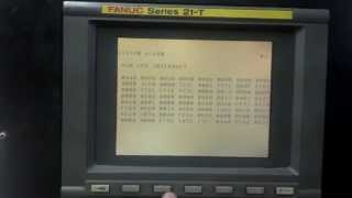 Hitachi Seiki TF20 Fanuc 21T 2MB SRAM card FORMAT error [upl. by Llewellyn]