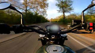 Benelli Leoncino 500  Onboard sound POV  4K [upl. by Egduj]