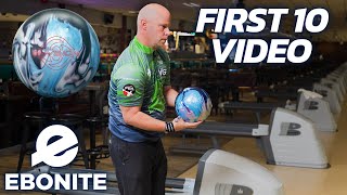 Ebonite Envision Pearl  First 10 w Tommy Jones [upl. by Lemuel]