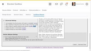 D2L  Respondus LockDown Browser [upl. by Ojiram]