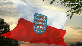 Germany  Flag and anthem of Thuringia [upl. by Filahk]