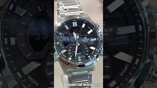 Casio Edifice AnalogDigital Mens Watch Smartphone Link WorldTime EX545casioedifice watch casio [upl. by Anayk]