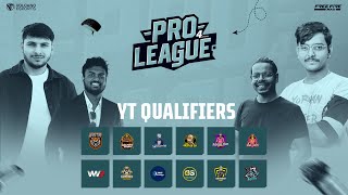 Pro League Session 4  Youtubers Qualifier Free Fire Max Ft pahadigamerofficial ROCKYRDX [upl. by Akcirehs]