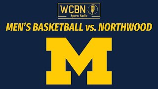 Mens Basketball Exhibition Michigan vs Northwood [upl. by Erdnuaed719]