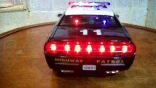 118 Dodge Challenger CHP Concept California Highway Patrol Diecast Toy car with Lights and SIREN [upl. by Annirok]