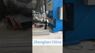 T160 hydraulic aluminium formwork punching machine Zhongtian China [upl. by Cordie]