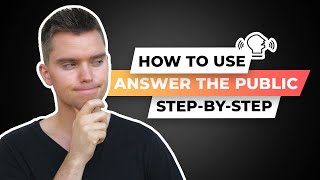 How To Use Answer The Public Tutorial [upl. by Maxia]