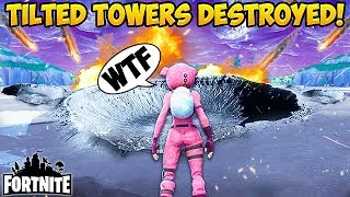 TILTED TOWERS AFTER IT GETS DESTROYED  Fortnite Funny Fails and WTF Moments 157 [upl. by Winston]