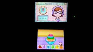 Cooking Mama 4 Kitchen Magic 3DS Snowball [upl. by Atalaya]