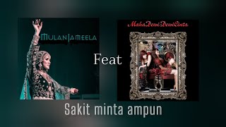 MULAN JAMEELA FEAT MAHADEWI  SAKIT MINTA AMPUN Karaoke  lagukeren lagukaraoke karaoke [upl. by Krysta849]