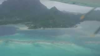 Flying into Bora Bora [upl. by Ruamaj]