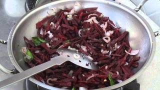 Beetroot poriyal in tamil  பீட்ரூட் பொரியல் செய்முறை  Fried beetroot recipe Tamil [upl. by Zinnes]