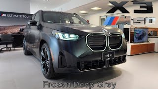 FIRST LOOK 2025 BMW X3 M50 xDrive Frozen Deep Grey bmw x3 g45 [upl. by Ellasal]